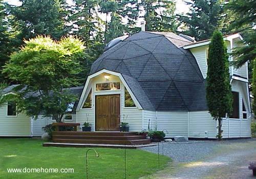 Casa de campo americana domo geodésico