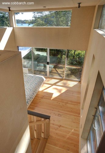 Vista interior desde el tope