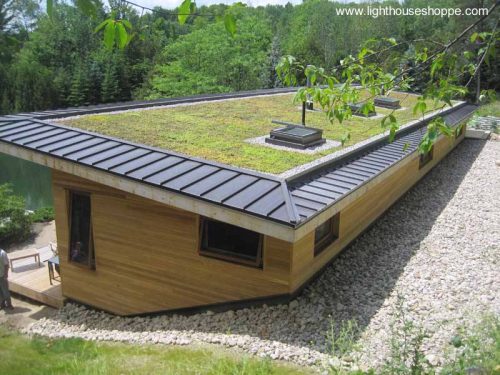 Moderna azotea ecológica