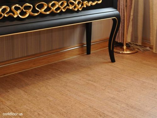 Moderno suelo de corcho