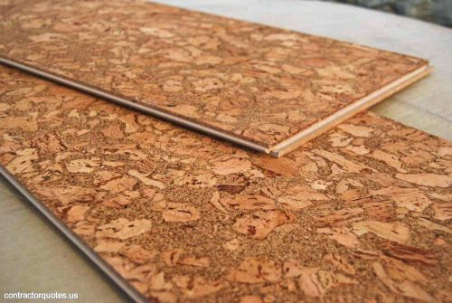 Tablas de piso de corcho